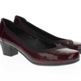 Арт.1614/1(бордо кроко лак)