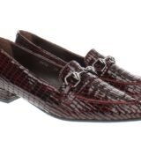 Арт.2432(бордо кроко лак)